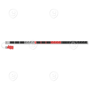 Toitesiin 3x16A (max 11040W), 27xC13 ja12xSchuko pesa, pikkus 1635mm, kaabel H05VVF.5G2,5mm² 5m                                                                                     