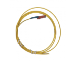 Jätkukaabel LC-E2000®/APC 9/125µ, OS2, LSZH, yellow, 3.0mm, 3m