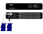 PDU 3x32A (max 22080W), 18xC13+6xC19, length 1742mm, cord H05VVF.5G4,0mm² 2m                                                                                                