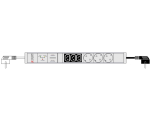 PDU 9xC13, ampermeter, 16A, cord 3m         