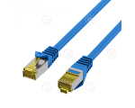 Vahekaabel CAT7 S/FTP 0,25M (sinine)                                                                                                                                                 