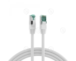 RJ45 Patch cable S/FTP, Cat.6A, LSZH, 50m, white