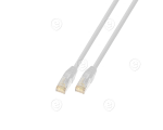 RJ45 Patch cable Cat.6A S/FTP LSOH UltraFlex white 1,0m